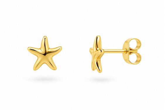 Orecchini Lo Scrigno Gioielli in Oro giallo STELLE MARINE FRED - STELLE MARINE FRED